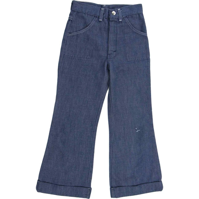 70s Vintage Sears Bell Bottom Boho Hippie Woodstock Festival Disco Denim Jeans