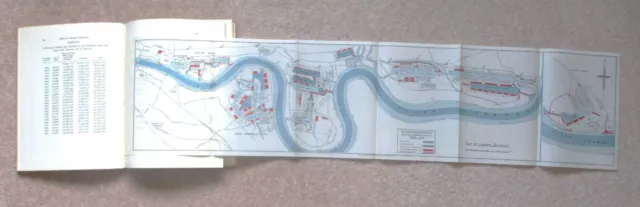 Port of London 1909-1934 by Alan Bell First Edition with River Thames Docks Plan