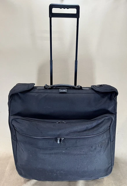 Briggs & Riley Black Ballistic Nylon 24” Wheeled Wardrobe Large Trip Garment Bag