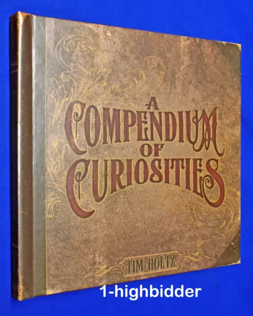 SIGNED Compendium of Curiosities Tim Holz v.1 Advantus Paper Crafters Distressed