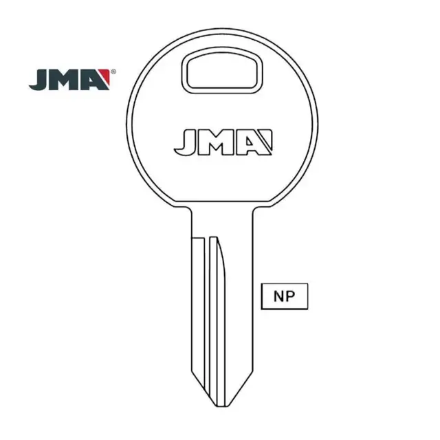 JMA Fits for 1622 Trimark Commercial Key Blank - TM14 - TRM-10D (10 Pack)
