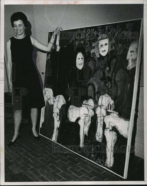 1965 Press Photo Mary Alice Cullen, Native Milwaukee Artist - mjp07670