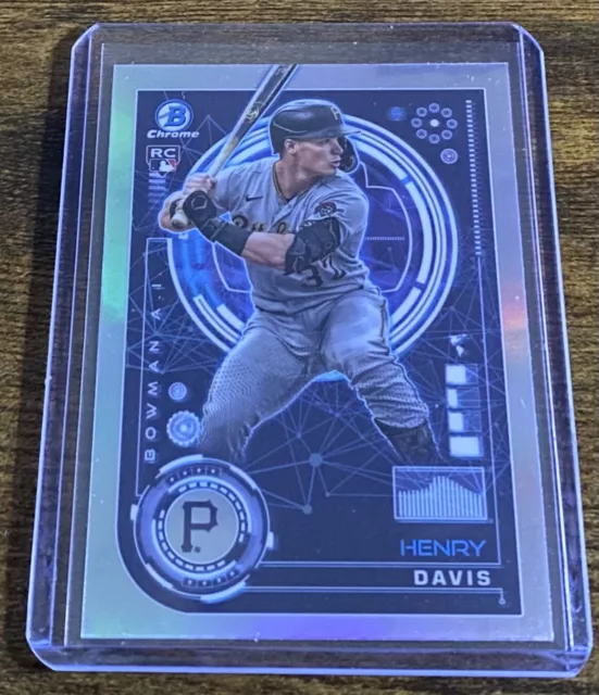 HENRY DAVIS 2024 Bowman Chrome Bowman AI Rookie RC BAI2 Pittsburgh