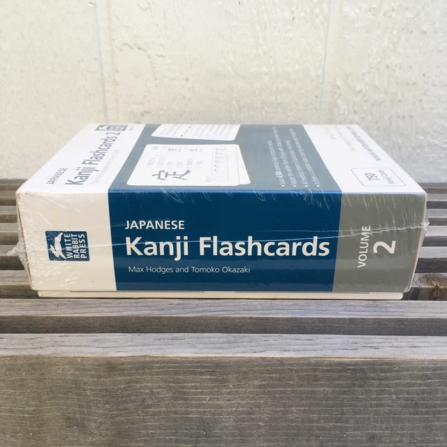 WHITE RABBIT PRESS Kanji Flashcards Japanese Language Series 2 Volume 2