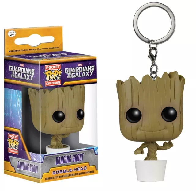 Funko Pop! Guardians Of The Galaxy Dancing Baby Groot Figure Pocket Keychain