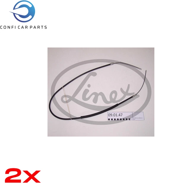 Handbremsseil Bremsseil Paar Hinten Linex 090147 2Pcs P Neu Oe Qualit�T