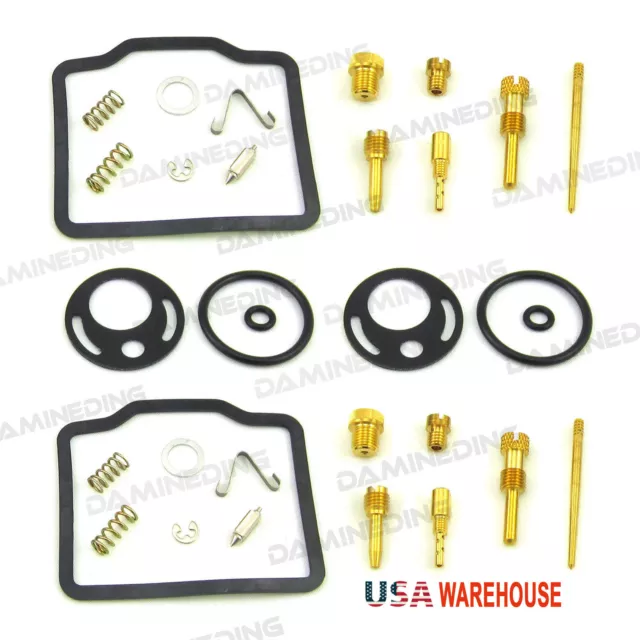 2 X CARBURETOR CARB REPAIR REBUILD KIT 74-76  CB200 CL200 CB 200 CB200T US stock