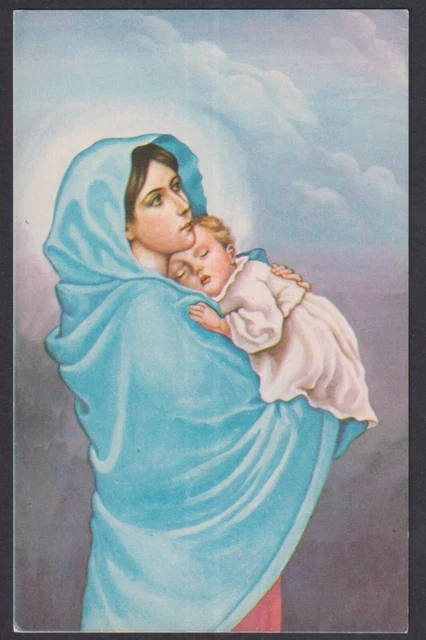 Tableau Sur Tissu GOBELIN - MADONNA DEL RIPOSO - Encadré - Neuf