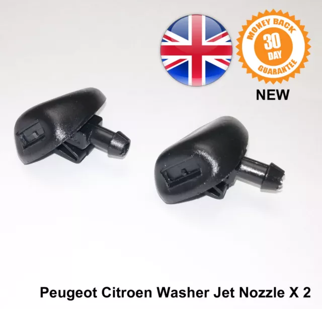 Citroen C2 Front Windscreen Wiper Washer Jets Jet Nozzle Spray 6438L4 New X 2