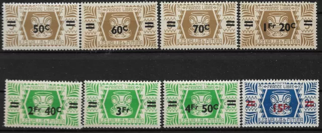 Colonies : Wallis Et Futuna Neuf** Serie N° 148 A 155