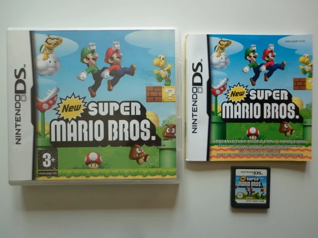 NEW SUPER MARIO bros jeu nintendo DS version promotionnel promo ultra