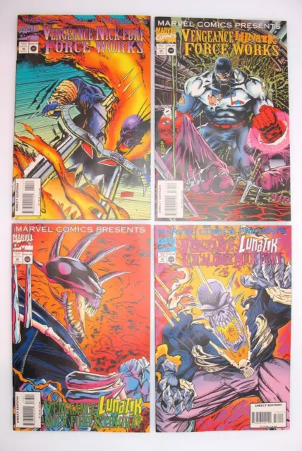 Marvel Comics Presents Lot of (4) Marvel Comics, Lunatik & Force Works