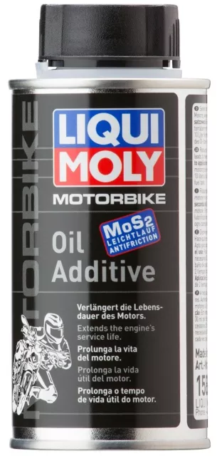 Liqui Moly Motorbike Oil Additiv 125 ml 2T & 4T Racing Öl Additiv MoS2 (1580)