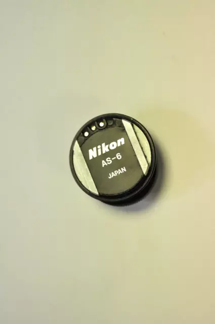 Acoplador de unidad de flash Nikon AS-6 para FE, FM y FM2.