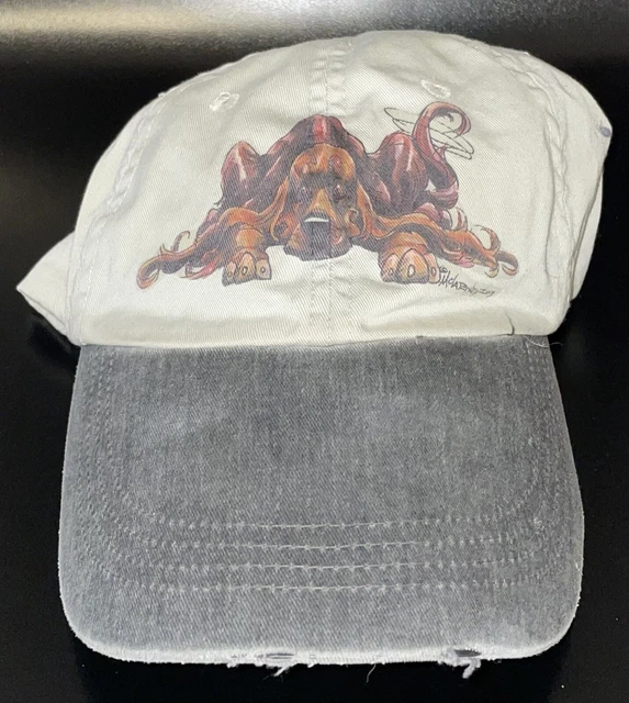 Vintage 2003 Bloodhound Dog Hat, Anvil Hound dog Cap Strapback Grubge Y2K 2000s