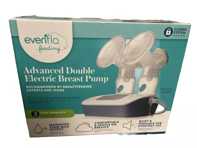 Evenflo Feeding Advanced Double Electric Breast Pump Model 2951 BRAND NEW SEALED