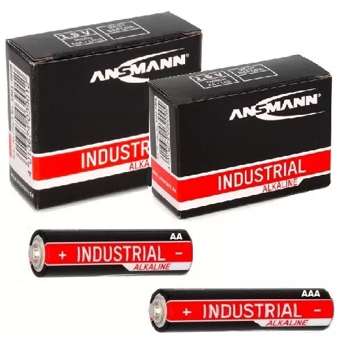 Ansmann Industrial AA AAA Mignon Micro Batterien Karton LR6 LR3 Alkaline MN2400