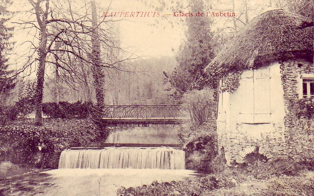 CPA 77 BRIE Meaux Coulommiers MAUPERTHUIS Glacis de l'Aubetin Déversoir & Pont