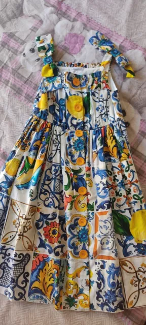 Vestito dolce hotsell e gabbana bimba
