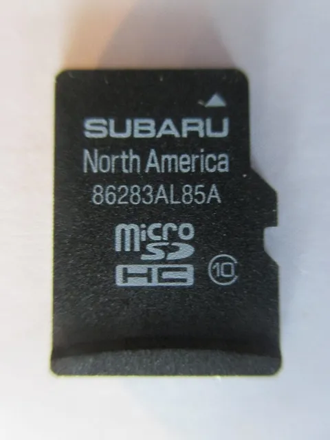 2017 Outback / Legacy Limited Navigation Micro SD Card US Map Genuine 86283AL85A