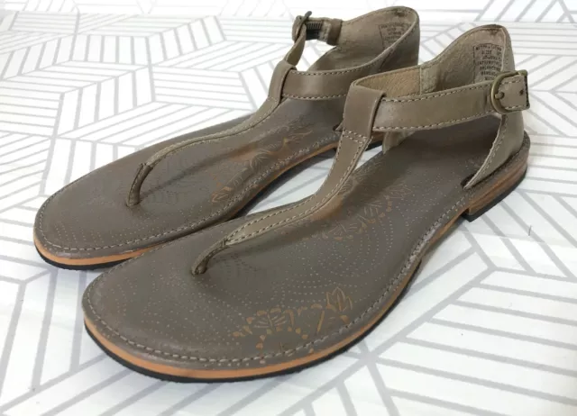 BOGS MEMPHIS THONG Women’s Size 6.5 37 Leather Sandals Shoes $12.00 ...