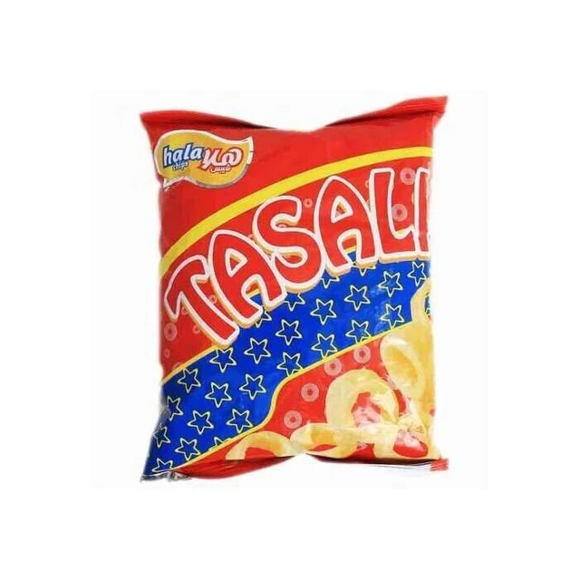 12X Hala Chips Tasali Jordan -ketchup Flavor- 28 Gr شيبس هلا