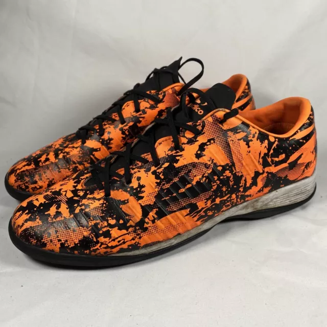 SONDICO BLAZE ASTRO Turf Football Boots Black Orange Trainers Boys