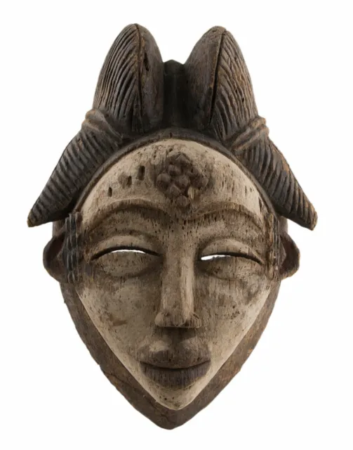 Antik Maske Afrikanisch Pounou Punu Mukuyi Okuyi Lumbo Gabun Art 17133