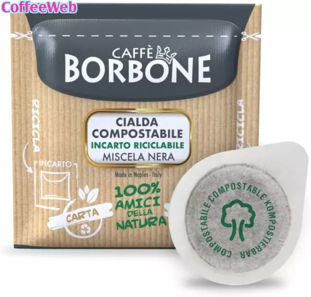 CAFFE' BORBONE MISCELA NERA in Cialde ESE 44Mm 50Pz