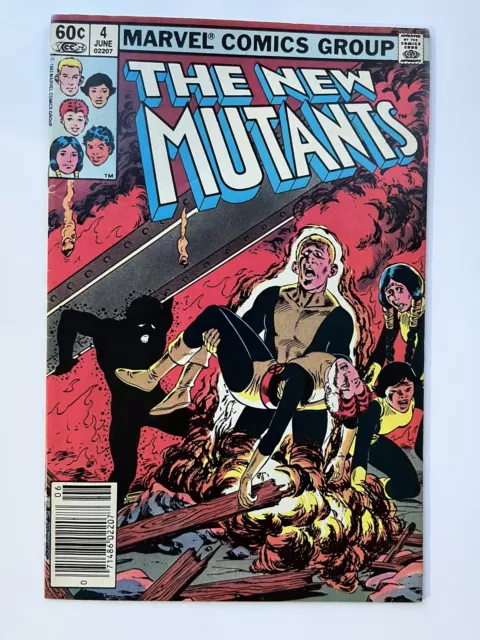 The New Mutants #4,  Vol. 1 (1983-1991) Marvel Comics Comic Book X-men