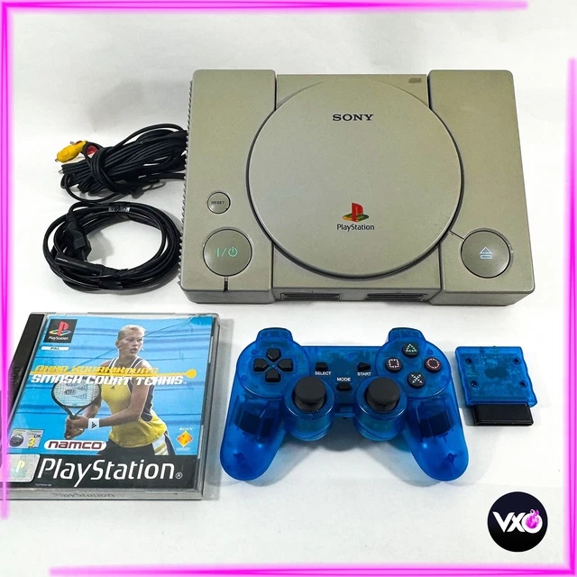 Manette Sony PlayStation 1 PS1 Officielle Transparente - Version Filaire - Occasion Fonctionnelle