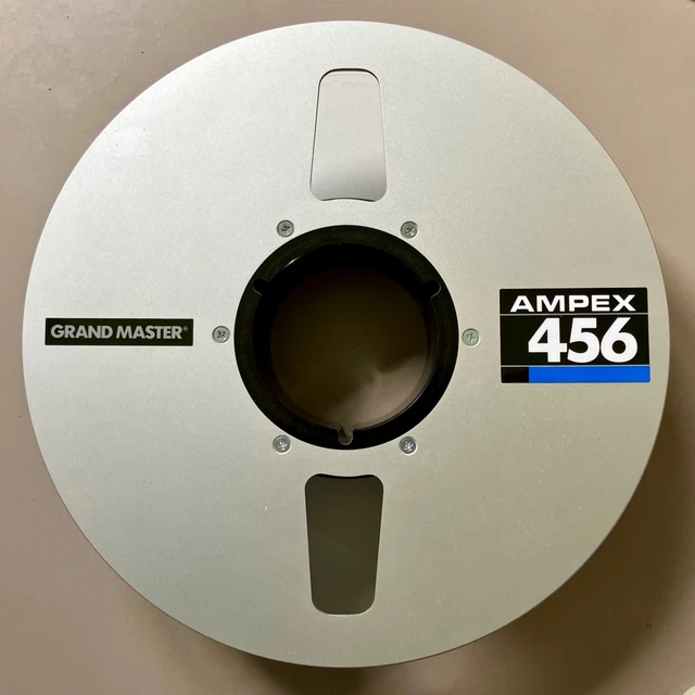 AN AMPEX GRANDMASTER 456 STUDIO MASTERING AUDIO TAPE and four others all boxed as new and unuse