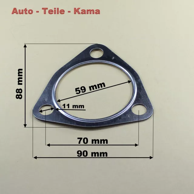 Auspuff Dichtung für Montage Abgasrohr / Flexrohr / Katalysator / Hosenrohr