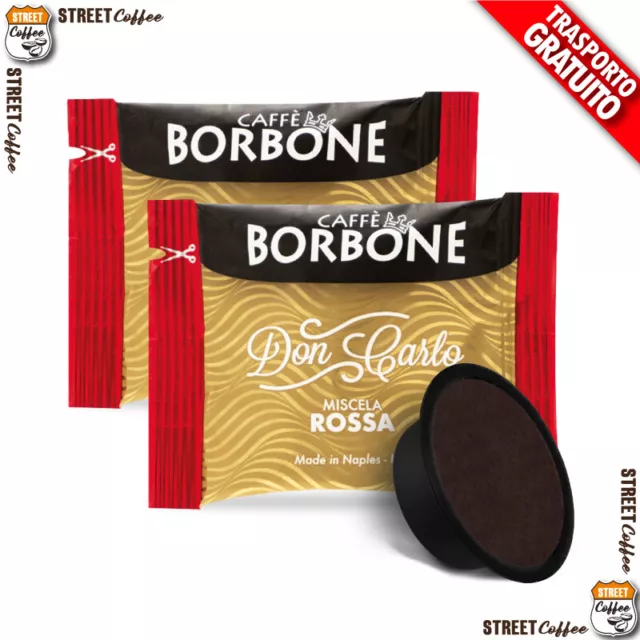 300 Capsule Caffè Borbone Don Carlo Miscela Rossa compatibili a Modo Mio gratis