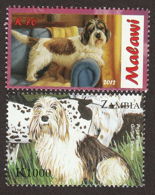 PETITE BASSET GRIFFON VENDEEN **Int'l Dog Stamp Art Collection *PBGV Gift Idea*