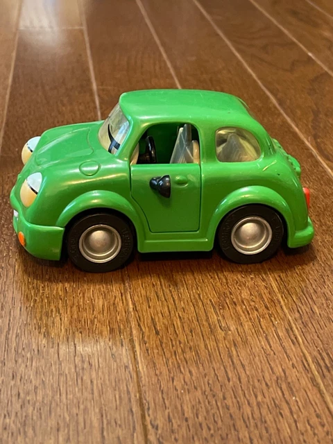 Kid's Toy Car The Chevron Cars Kelly Kompact #13 Green 5" 1998 Two Opening Door