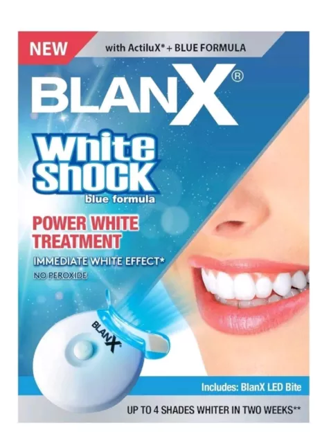 BlanX White Shock Power White ActiluX® 50ml Treatment Toothpaste With LED Bite