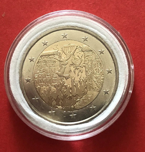 pièce 2 euros 🇫🇷 France commémorative  CHUTE DU MUR DE BERLIN 2019