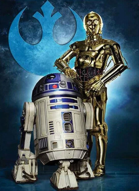 Star Wars Robot DIY FULL Drill 5D Diamond Painting Kit Mosaic Decor Gift