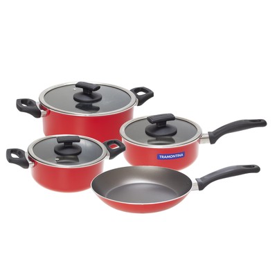 Tubayia 550 ml Set di 2 padelle da Latte antiaderenti smaltate con Manico in Legno Isolato 