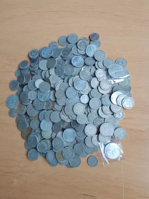 Münzen Konvolut Deutsches Reich, Kaiserreich, 3 Reich, Weimarer, 400 Stück