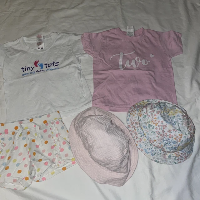 pacchetto di 5 articoli estivi bambine, 12-18 mesi
