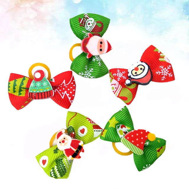 20 pz clip per capelli per cane fiocchi per cane fiocchi per cane nastri per capelli per cane accessori per cani di grossa taglia