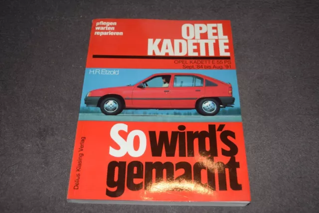 How it's made repair instructions Opel Kadett E 1.2 55 hp mint/unused