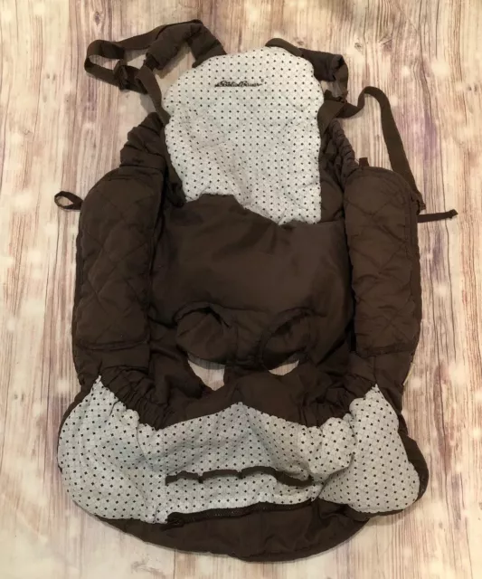 Eddie Bauer Shopping Cart High Chair Cover Brown Blue Padded