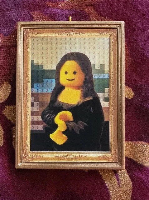 Mona lisa shop lego art