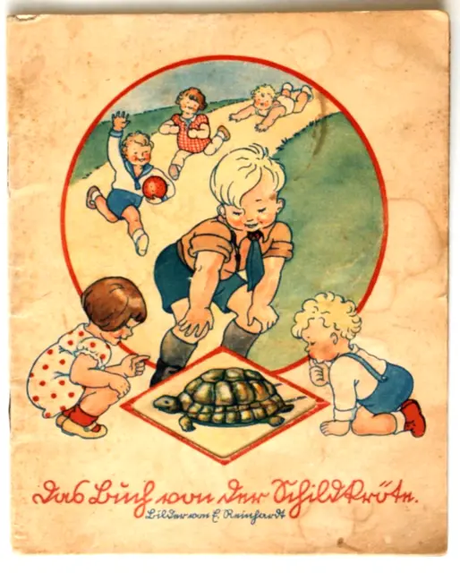 23932 altes Kinderbuch Das Buch von der Schildkröte 1934 von Schildkröte Puppen