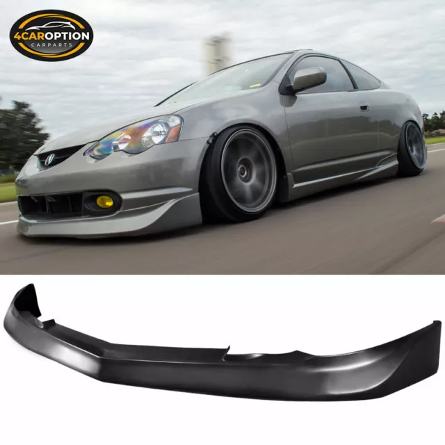 Fits 02-04 Acura RSX Mugen Style PU Front Bumper Lip Spoiler Splitter