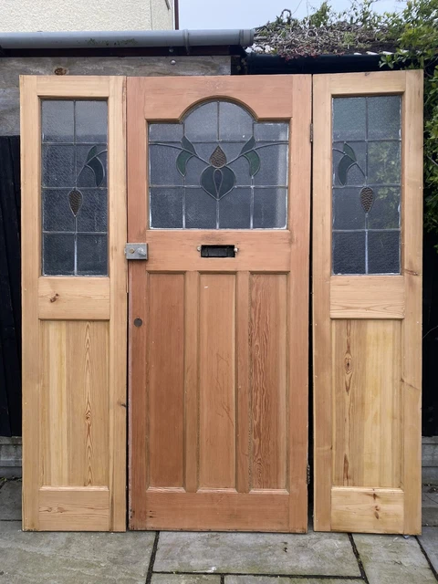 1930s Stained leaded glass front door and Windows
