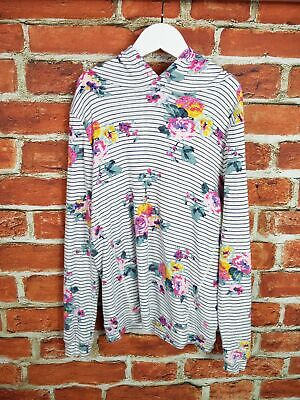 Girl Age 11-12 Years Joules Floral Pullover Hoodie Lightweight Summer Kids 152Cm